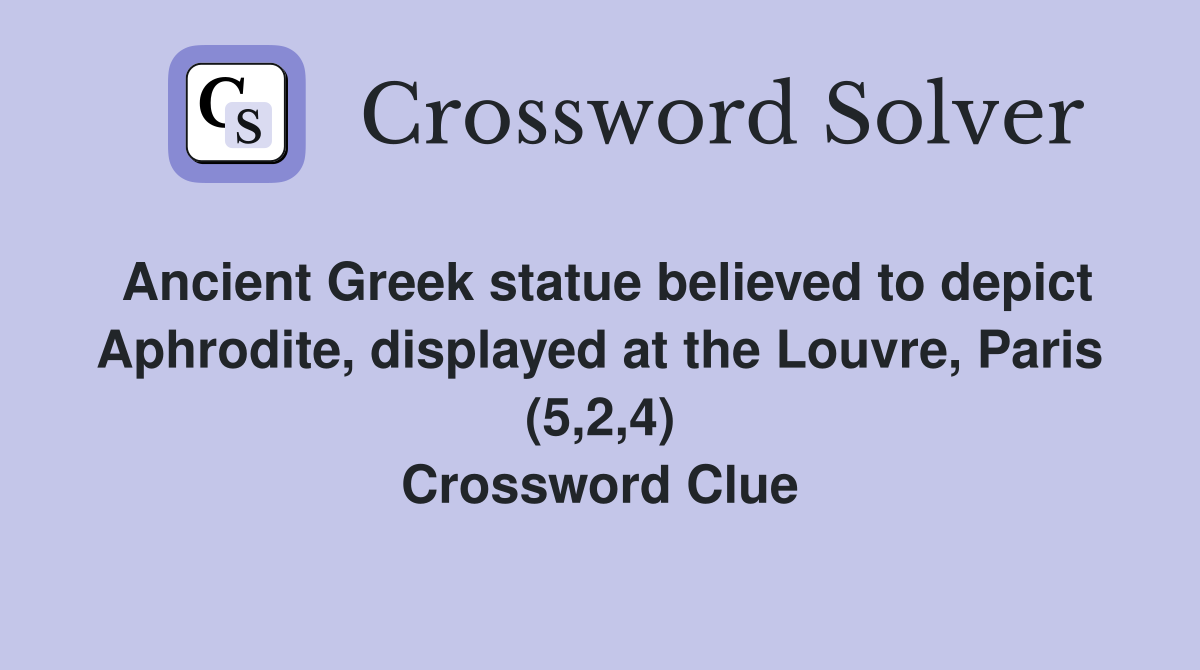 Ancient Greek statue believed to depict Aphrodite displayed at the